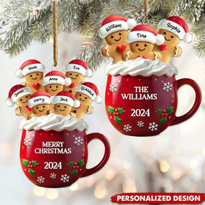 Hot Cocoa Cookie Man Family-Personalized Christmas Gifts For Family