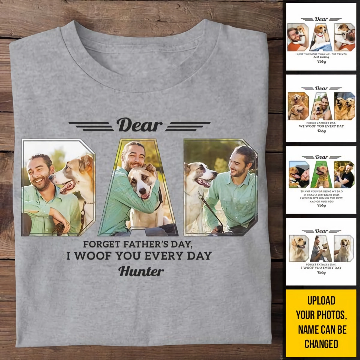 We Love You More Than All The Treats - Family Personalized Custom Unisex T-shirt - Father's Day, Gift For Pet Owners, Pet Lovers