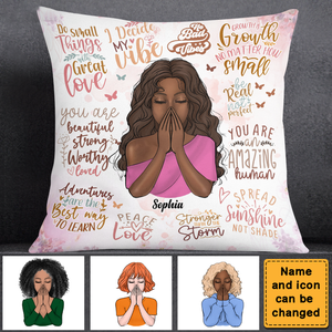 Affirmation Christian Gifts For Granddaughter Pillowcase