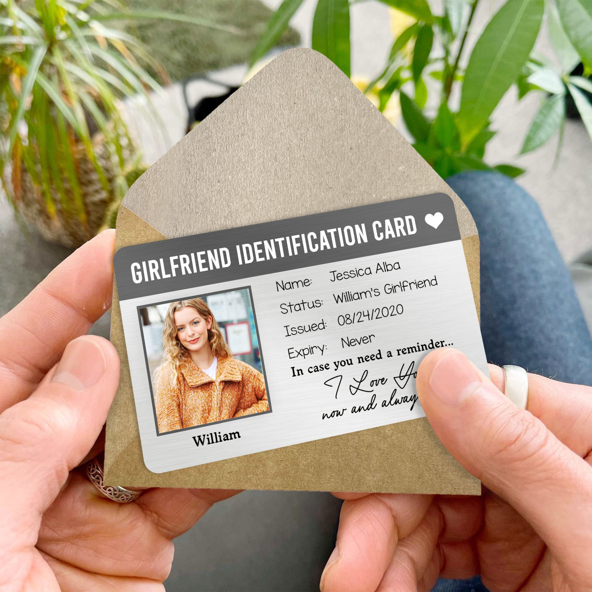 In Case You Need A Little Reminder Boyfriend Girlfriend ID - Personalized Wallet Card