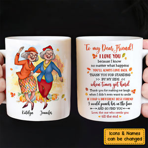 Gift For Friends Fall Theme Mug