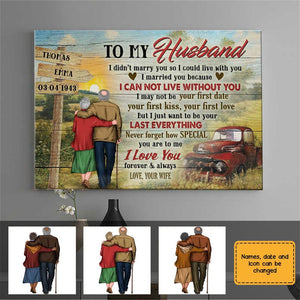 To My Husband Country Road Poster