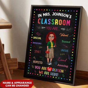 In This Classroom You Are - Personalized Poster