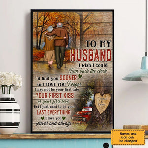 To My Husband Autumn Forest Poster