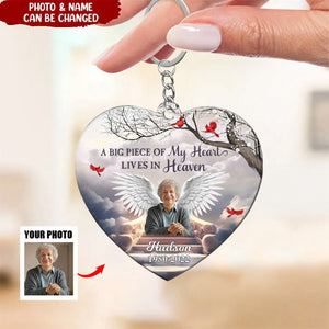 In Loving Memory In Heaven Personalized Keychain