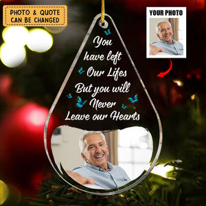 Memories Too Beautiful To Forget - Personalized Acrylic Photo Ornament