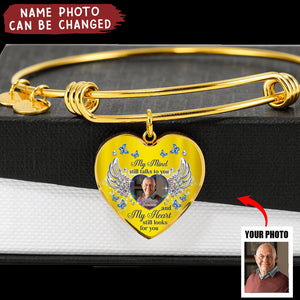 Personalized Heart Memorial Bracelet