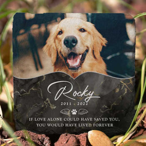 Dog Memorial Stone-Pet Loss Gifts, Pet Memorial Stones