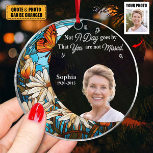 I'm Always With You For Loss Of Loved Ones - Personalized Acrylic Photo Ornament
