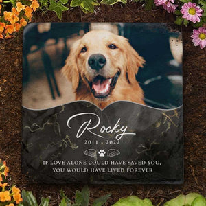 Dog Memorial Stone-Pet Loss Gifts, Pet Memorial Stones