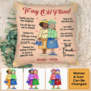 To my old friend – Personalized Premium Pillow Case