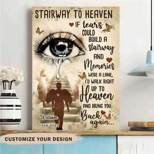 Personalized Canvas-Stairway To Heaven Vertical Poster