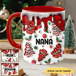 Christmas Tree Cakes Grandma With Xmas Snack Cakes Grandkids Personalized Mug