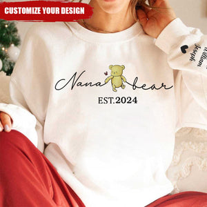 Motherhood Is The Greatest Thing - Family Personalized Custom Sweatshirt