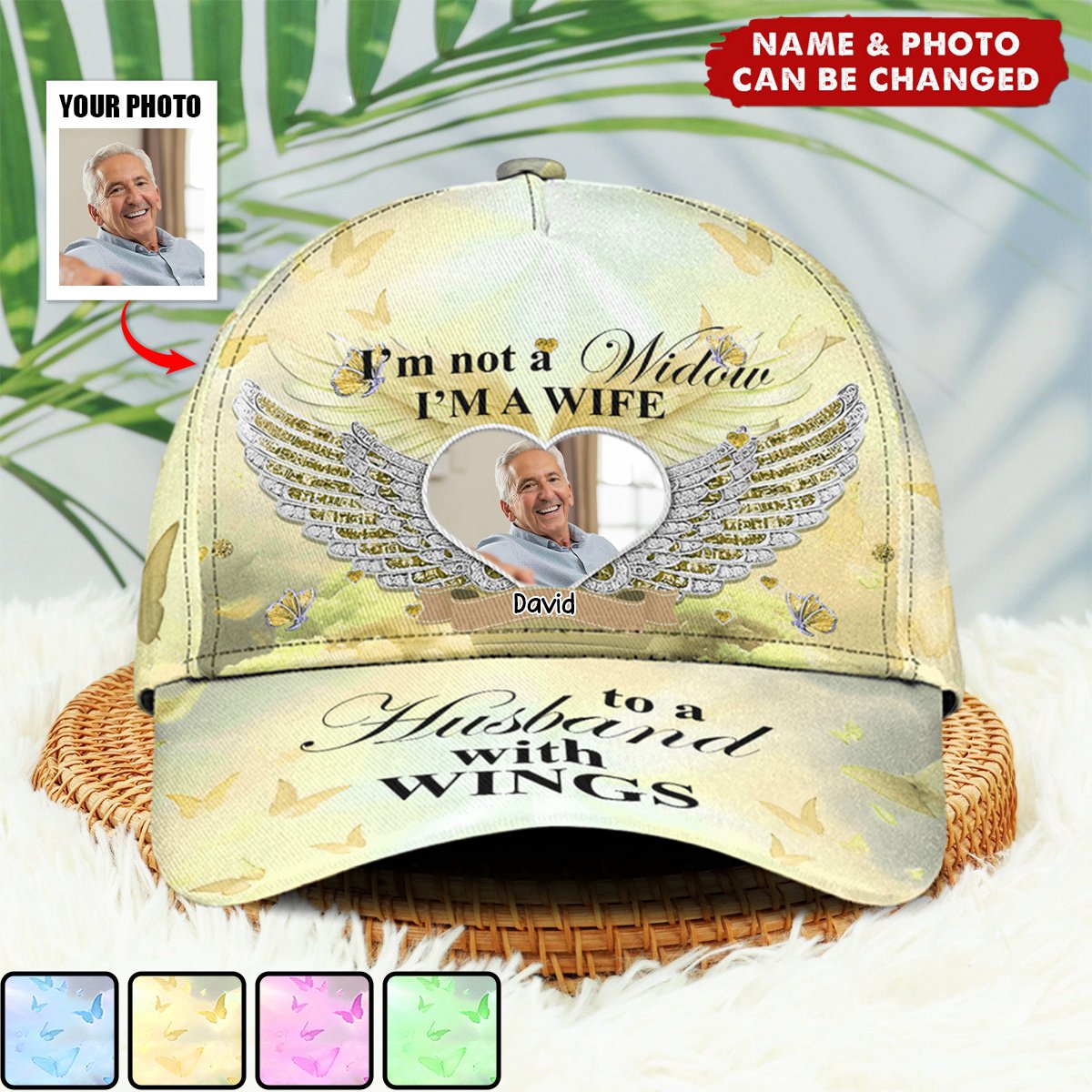 I'm Not A Widow - Personalized Memorial Classic Cap