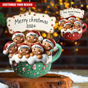 Christmas Cookie Man Family-Personalized Ornament-Gifts For Family