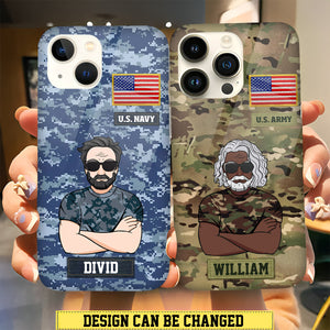 Custom Personalized Veteran Phone Case - Gift for Veteran