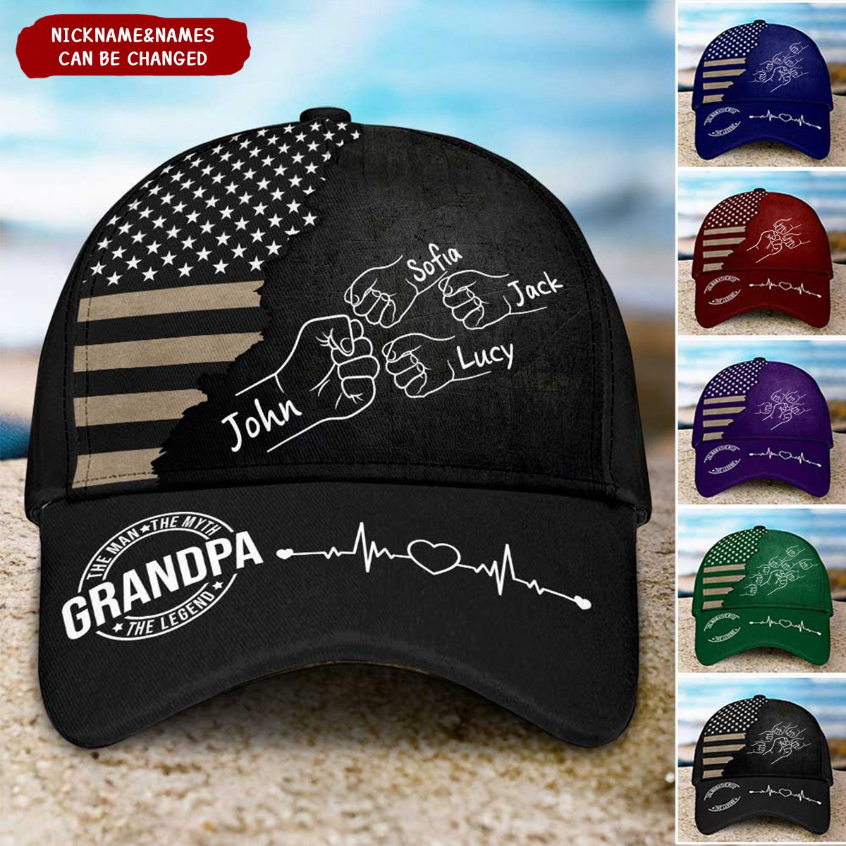 The Man The Myth The Legend Personalized Classic Cap