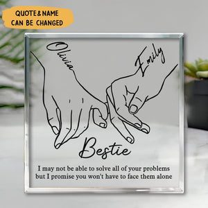 I'll Be There Pinky Promise - Personalized Acrylic Plaque