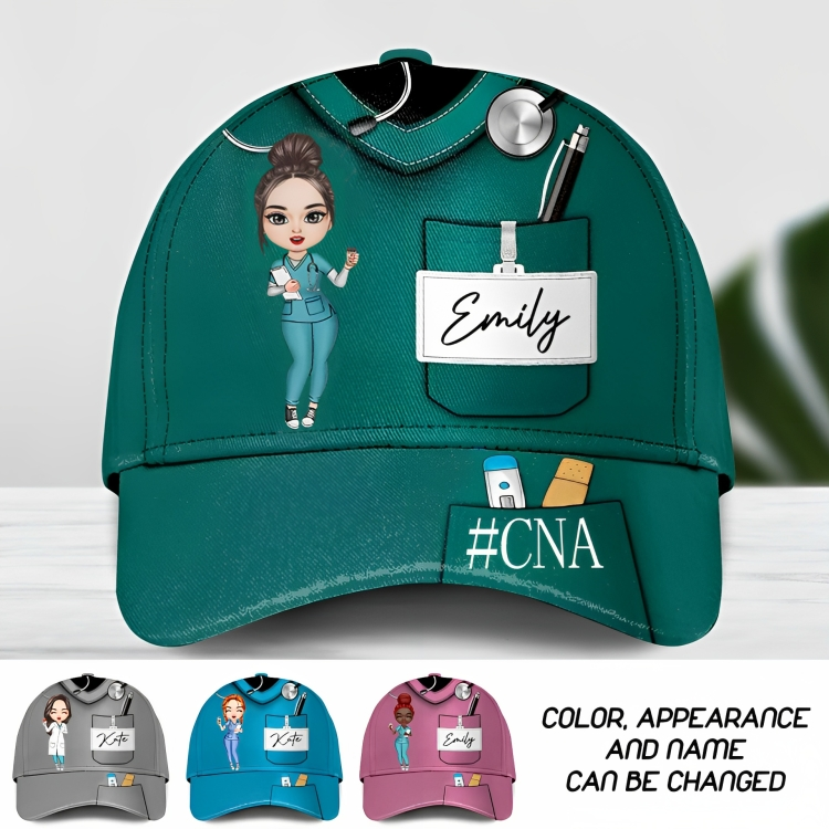 Personalized Nurse & Name Classic  Cap