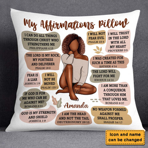 Christian Affirmation Personalized Pillow Case