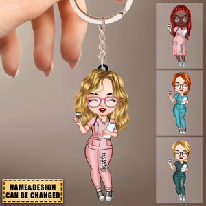 Personalized Nurse Acrylic Keychain - Lovely Gift For Nurse