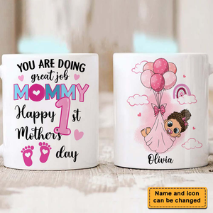 Gift for Mom Happy 1st Mother's Day Mug