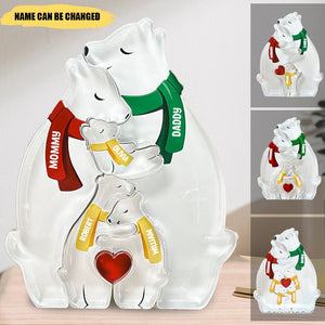 Hugging Bear Family - Acrylic Bear Family Puzzle