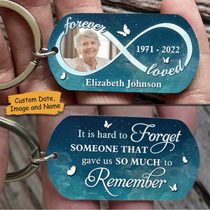 You Gave Us So Much To Remember, We Love You Forever - Personalized Keychain