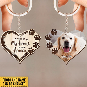 Personalized Dog Memorial Gift Photo Acrylic Keychain